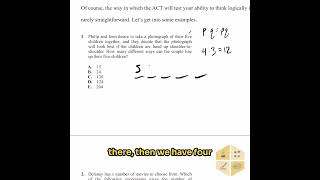 ACT Math The Fundamental Counting Principle actprep actmath theactsystem acttestprep [upl. by Sanchez]