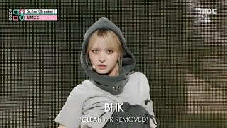 CLEAN MR Removed 231216 NMIXX 엔믹스 Soñar Breaker  Live Vocals Show Music Core MR제거 [upl. by Anaes]