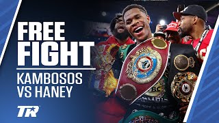 Haney Becomes Youngest Undisputed Champion Ever  George Kambosos vs Devin Haney 1  FREE FIGHT [upl. by Berardo]