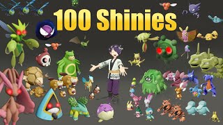 Catching 100 Shiny Pokemon in Pokemon Legends Arceus II [upl. by Etnaled570]