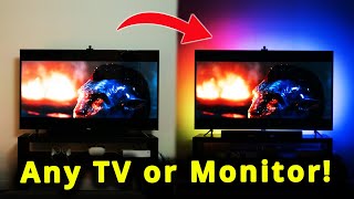 How to Add Sync Lighting to ANY Monitor or TV [upl. by Evilo]