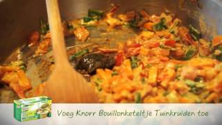 Spaghetti met verse fijne groenten  Knorr [upl. by Deehahs]