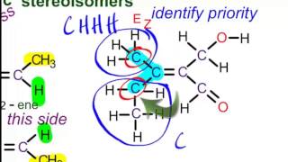 Geometric Stereoisomerism CisTrans and EZ [upl. by Kahle]