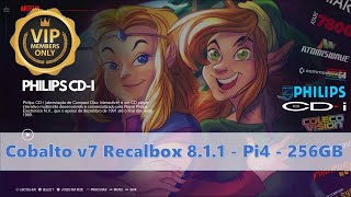 Cobalto v7  256GB  Recalbox 811  Raspberry Pi4 [upl. by Viscardi563]