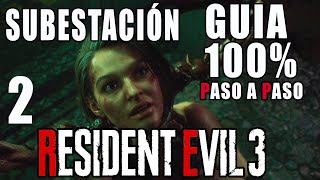 GUIA COMPLETA PASO A PASO AL 100  SUBESTACIÓN  RESIDENT EVIL 3 [upl. by Yreneh]