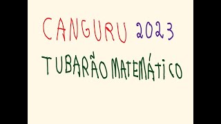 Canguru 2023 nível E Questões 1 a 8 [upl. by Nytsirhc]