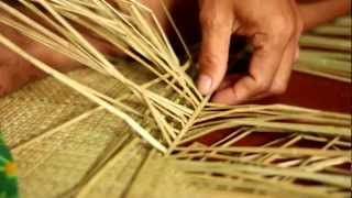 Ecofriendly Philippine mats Banig  a symbol of Filipino culture [upl. by Ak]