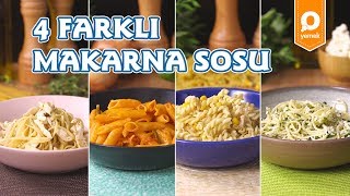 4 Farklı Makarna Sosu Tarifi  Onedio Yemek  Pratik Yemek Tarifleri [upl. by Elnora]