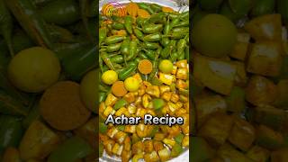 Achar Recipe  Mango chilli lemon pickle recipe  by food shoot [upl. by Roselle]