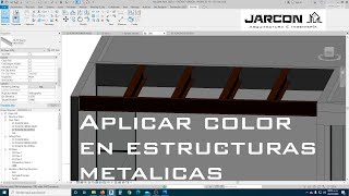 Color en vigas de acero  Tutorial Revit 2020 [upl. by Alian386]