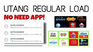 PAANO MAKA UTANG REGULAR LOAD NO NEED APP [upl. by Auka]