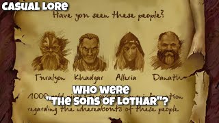 Who Are The quotSons of Lotharquot  World of Warcraft Lore [upl. by Yerffoj]