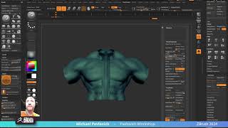 Pavlovich Workshop  Michael Pavlovich  Maxon ZBrush 2024 [upl. by Redna]