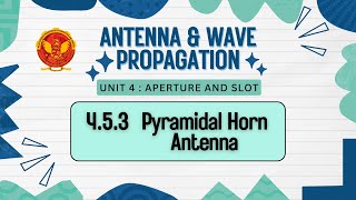 453 Pyramidal Horn Antenna  EC602 [upl. by Riancho]