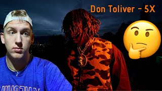 Don Toliver  5x Reaction This is Catchy [upl. by Margarita]