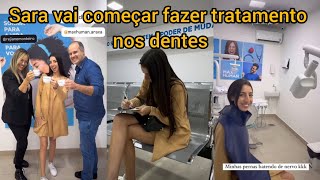 Sara Kellen vai começar fazer tratamento nos dentes [upl. by Edmunda]