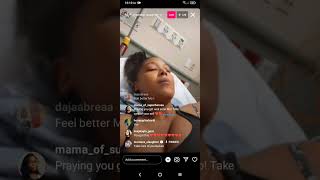 quotMONIECE SLAUGHTER IG LIVE  LIVE FROM THE HOSPITALquot [upl. by Nivlem349]