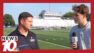 Touchdown 10 Interview with Brockports Head Coach Paul Carella [upl. by Mossolb]