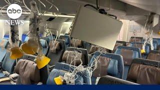 Severe turbulence on Singapore Airlines flight recounted by passengers [upl. by Esadnac]