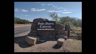 Canyon Texas  Palo Duro Canyon State Park  Sign [upl. by Natanoj279]