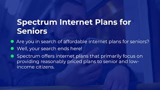 All You Need to Know about Spectrum Internet Plans for Seniors [upl. by Can]