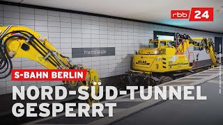 Gesundbrunnen bis Südkreuz NordSüdTunnel der Berliner SBahn wird gewartet [upl. by Isaacs]