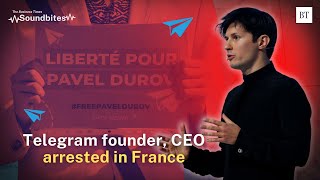 Telegram CEO Pavel Durov arrested and charged in France [upl. by Aihsenet219]