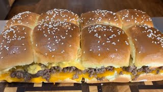 How To Make Cheeseburger Sliders [upl. by Ahseim]