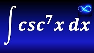 186 Integral de cosecante a la séptima integral por partes TRIGONOMETRICA EJERCICIO RESUELTO [upl. by Clari]