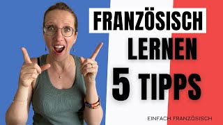 🇨🇵 Französisch lernen  5 Tipps für Anfänger [upl. by Emogene359]