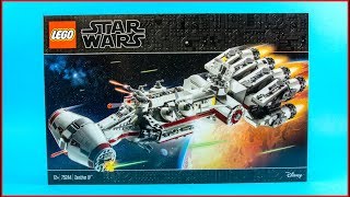 LEGO STAR WARS 75244 Tantive IV Construction Toy UNBOXING [upl. by Rutherfurd809]