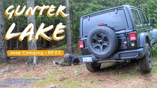 Gunter Lake  Jeep Camping  EP03 [upl. by Yer550]