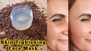 Do This 10 Min Every Day Morning amp Look 18 yrs OldSkin Tightening Face Mask Anti Aging Flaxseed Gel [upl. by Ruel456]