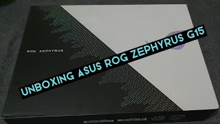 Unboxing Asus Rog Zephyrus G15 😱🔥 [upl. by Quartana]