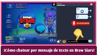 Cómo habilitar el chat de texto en Brawl Stars 2024 I Cómo chatear en Brawl Stars [upl. by Meirrak636]