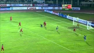 MRTV  Myanmar Vs Cambodia 1st half of the match in Yangon on December 7 [upl. by Asilak]