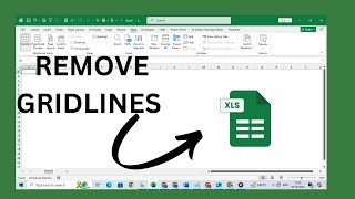 How To Remove Gridlines In Excel Sheet [upl. by Leach396]