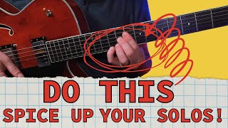 Add CHORDS To Your Solos  Jazz Guitar Improvisation [upl. by Abba]