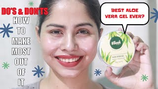 Best Aloe Vera Gel VILVAH ALOE VERA GEL REVIEW [upl. by Sharla]