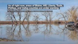 Counties still under Flood Warnings in northcentral Montana [upl. by Lavella412]