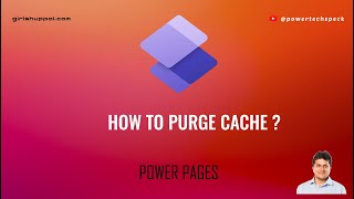 How to purge clean cache in Power Pages Site [upl. by Livia]