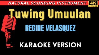 Tuwing Umuulan  Regine Velasquez HD Karaoke Version [upl. by Millisent]