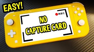 RECORD GAMEPLAY ON THE SWITCH LITE WITHOUT A CAPTURE CARD EASY [upl. by Wilber19]