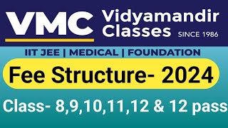 Vidyamandir classes fee structure 2024  Vmc institute delhi fee  Vidyamandir coaching fee [upl. by Yluj]