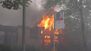 KINDERGARTEN STAND IN VOLLBRAND  ERKRATH Starke Rauchentwicklung amp Flammen  Feuerwehr Erkrath [upl. by Hilel]