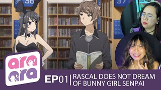 Rascal Does Not Dream of Bunny Girl Senpai Episode 1 Reaction and Review My Senpai is a Bunny Girl [upl. by Lered]