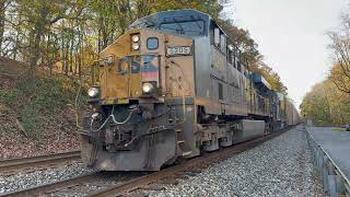 A Day of CSX Freight In Boyds amp Barnesville in 4K [upl. by Dowdell]