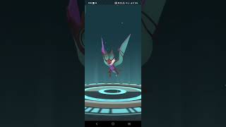 Noibat evolves into Noivern pokemongo pokemon 1000subscriber 100ivbeautifulpokemon caught [upl. by Hewes]