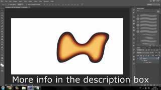 How to curvebend gradients inside objects  Photoshop CS6 [upl. by Chen]