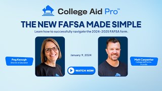 FAFSA Made Simple Successfully Navigate the New FAFSA [upl. by Aarika449]